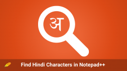 Find Hindi Characters using RegEx